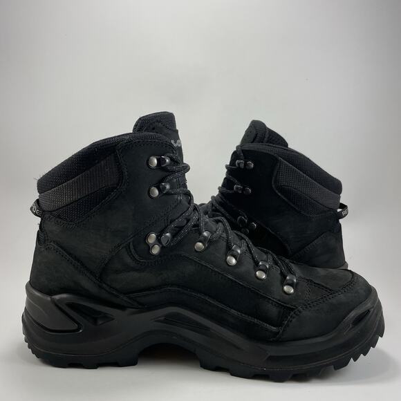 Lowa Renegade Mid GTX Hiking Boots Mens Size 9 Black GoreTex Waterproof main image 8
